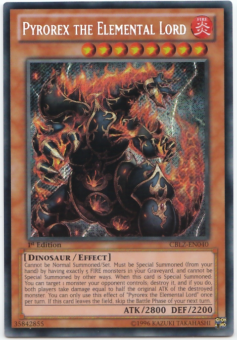 YuGiOh LCYW-EN199 HORUS THE BLACK FLAME DRAGON LV8 5 Card Combo Set!  DP1-EN019 + ORCS-EN047